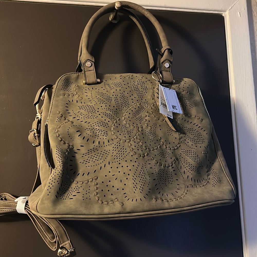 VR NYC Satchel Satchel Handbag Sage / Olive Green